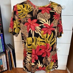 Floral Print Women's Top